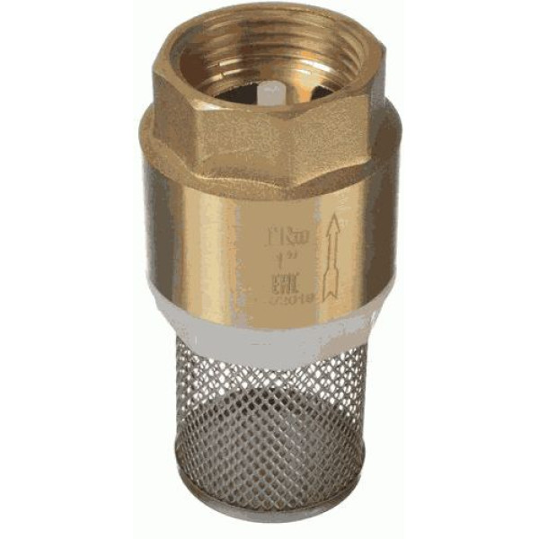 Клапан обратный вертикальный 1" с фильтром TeRma (с пластиковым седлом) (33950) Клапан обратный вертикальный 1" с фильтром TeRma (с пластиковым седлом) (33950)