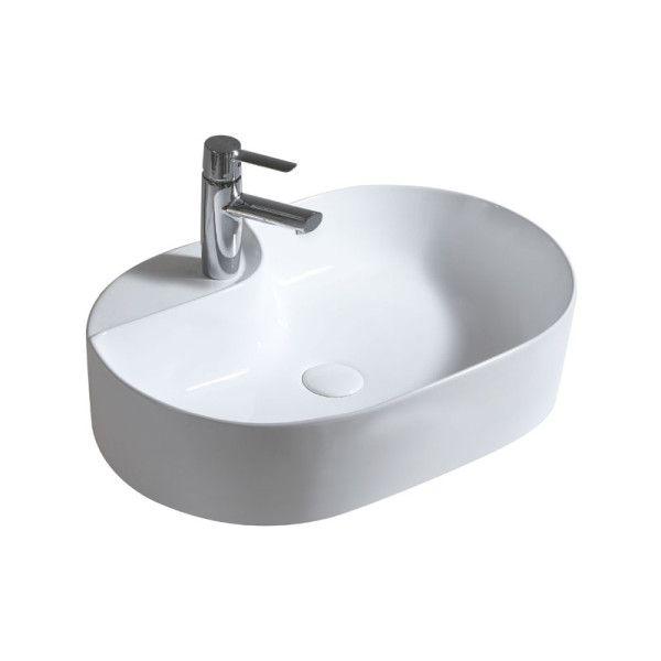 Раковина накладная Azario Monako 60x14,5x40 белая (AZ41302) Раковина накладная Azario Monako 60x14,5x40 белая (AZ41302)