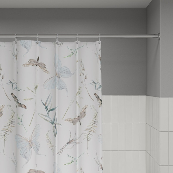 Шторка для ванн текстильная Iddis Base 180x200 белая (BP05P18i11) Шторка для ванн текстильная Iddis Base 180x200 белая (BP05P18i11)