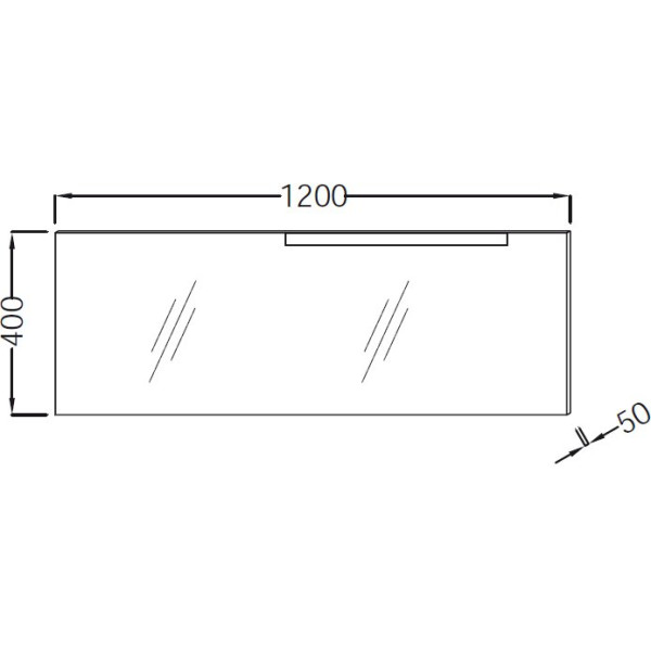 Зеркало Jacob Delafon Stillness 1200x50x400 (EB2008-NF) Зеркало Jacob Delafon Stillness 1200x50x400 (EB2008-NF)