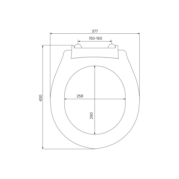 Сиденье для унитаза Milardo Duplex белый (010PP00M31)