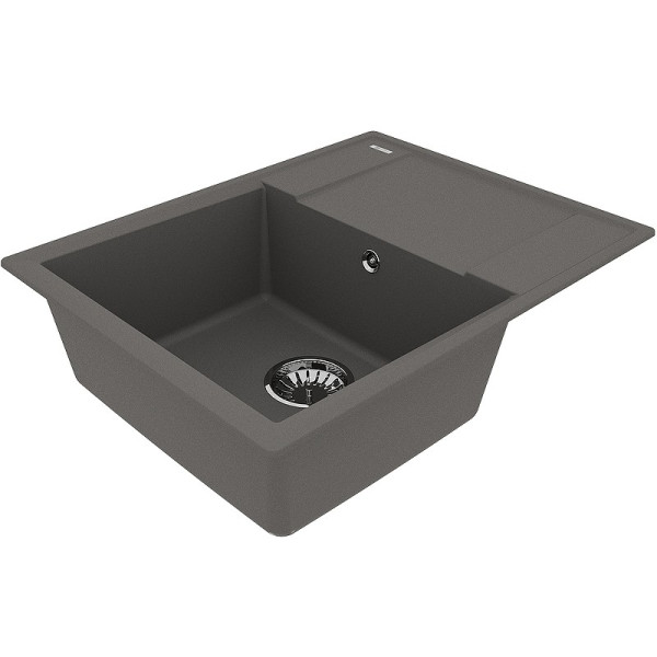 Мойка для кухни врезная Lemark Imandra 640 640x500 серый шелк (9910023)