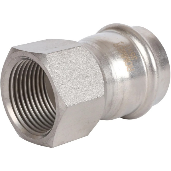 Переход 35х1"В Rommer из нержавеющей стали (пресс) (RSS-0022-000351) Переход 35х1"В Rommer из нержавеющей стали (пресс) (RSS-0022-000351)