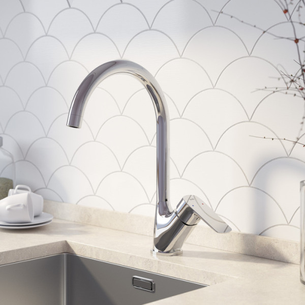 Смеситель для кухни Iddis Ridge хром (RIDSBJ0i05) Смеситель для кухни Iddis Ridge хром (RIDSBJ0i05)