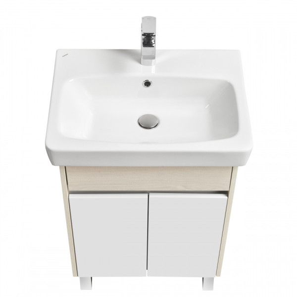 Тумба напольная Aquaton Верди PRO 540x395x660 белый, ясень фабрик (1.A207.7.01V.DAV.0)