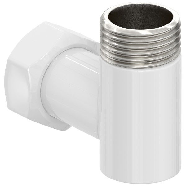 Уголок Стилье 3/4"x3/4" белый (122002-3434) Уголок Стилье 3/4"x3/4" белый (122002-3434)