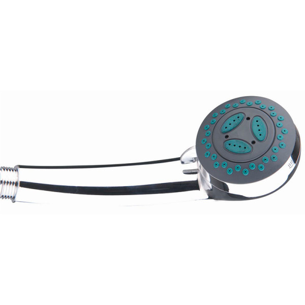 Душевая лейка Melodia 3 функции d65 хром/серый/зеленый (MKP20573P)