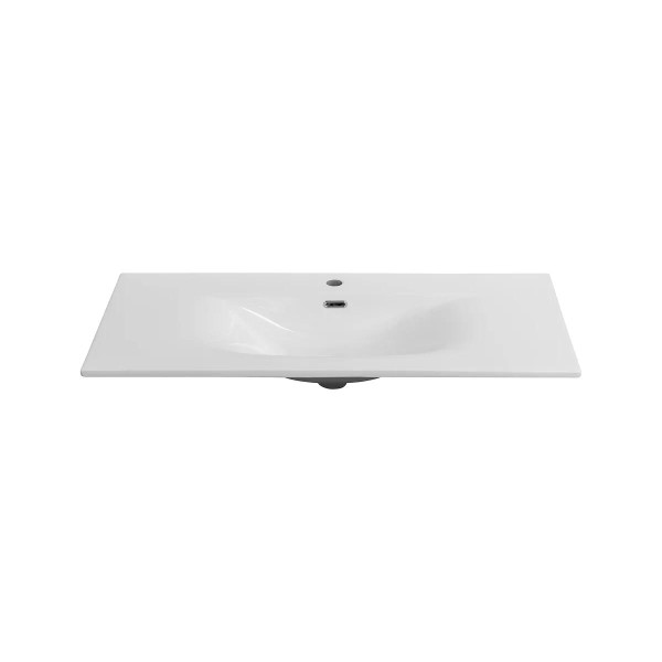 Раковина мебельная BelBagno Uno 101x46 белая глянцевая (BB-8099-100) Раковина мебельная BelBagno Uno 101x46 белая глянцевая (BB-8099-100)