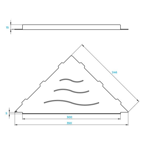 Полка в ванную комнату RGW MT-12W белая (49279912-01)