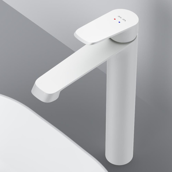 Смеситель для раковины AM.PM Func высокий белый (F8F92033)