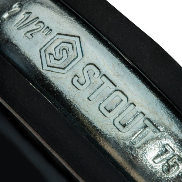 Хомут для труб со шпилькой и дюбелем Stout 2 1/2" (75-80 мм) (78 шт в упак.) (SAC-0020-100212)