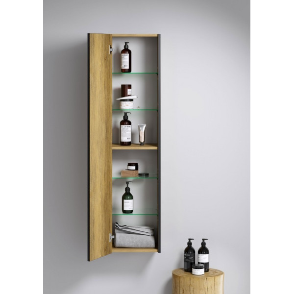 Пенал подвесной Aqwella Fargo 350x300x1400 дуб балтийский (FRG0535DB)