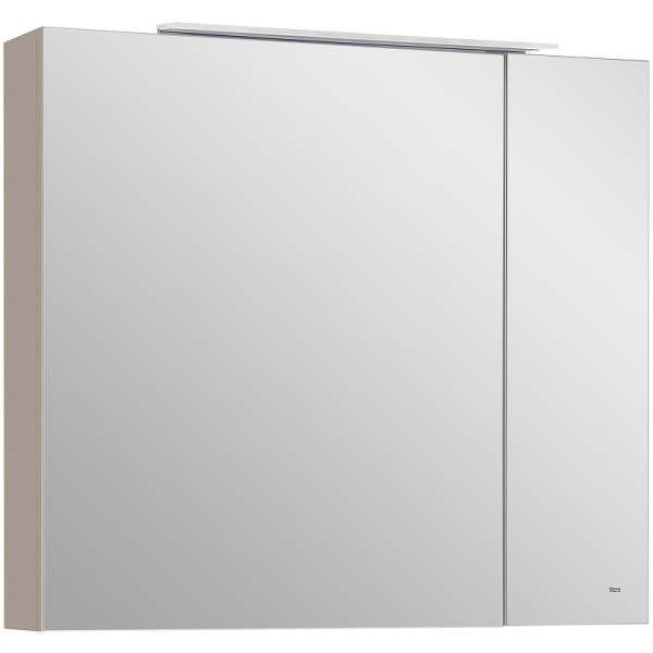Шкаф зеркальный Roca Oleta 80x13,7x70 капучино (857647515)