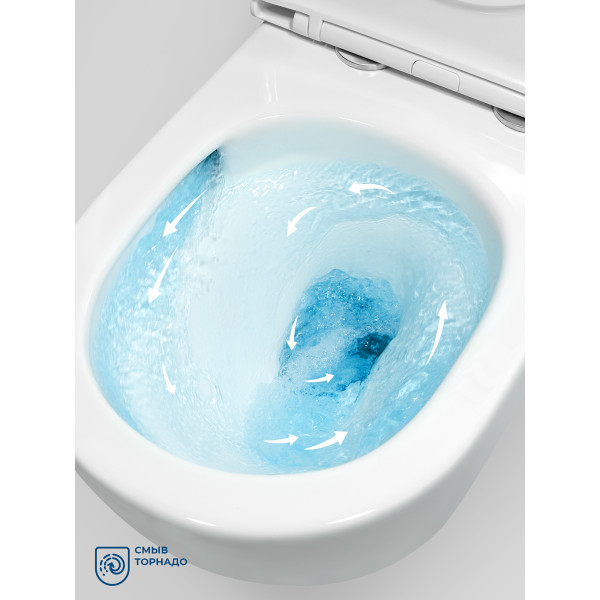 Унитаз подвесной BelBagno Этна безободковый с сиденьем soft close белый (BB008CH-TOR/SC) Унитаз подвесной BelBagno Этна безободковый с сиденьем soft close белый (BB008CH-TOR/SC)
