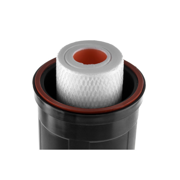 Фильтр колбовый Гейзер 1Г мех 3/4" 10SL (пластик, для холодной и горячей воды) (32011)