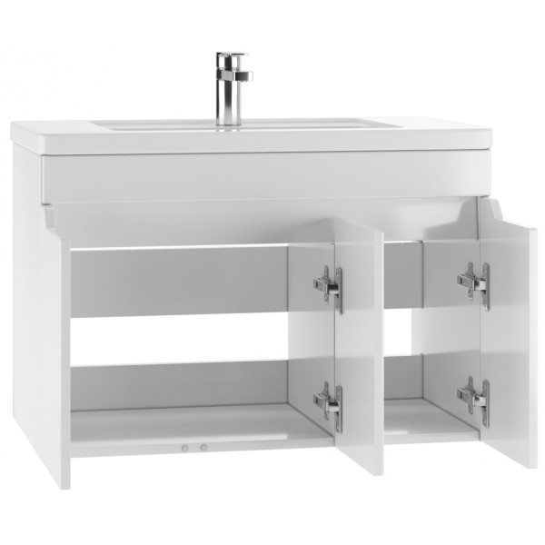 Тумба под умывальник Maria 80 Мечта без ящика подвесная Айсберг Домино (DM2326T)