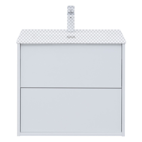 Тумба подвесная Aquanet Lino 60 (Flat) белый глянец (00287540)