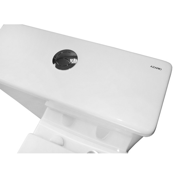 Унитаз напольный Azario Nigel 385x616x785 с сиденьем с микролифтом белый (AZ-55)