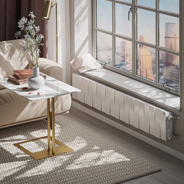 Радиатор биметаллический Royal Thermo PianoForte 200 Белый (20 секций) (RTPW3020020)