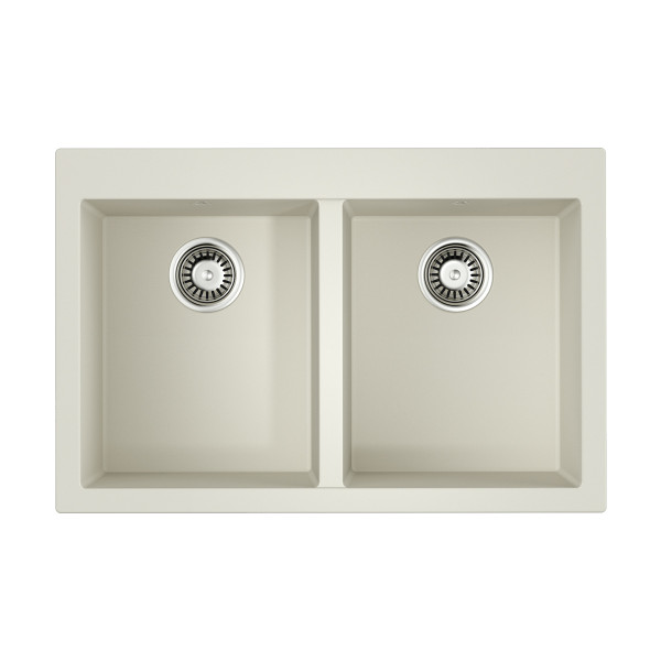 Мойка для кухни врезная Omoikiri Bosen 80-2-WH Tetogranit/белый (4993839) Мойка для кухни врезная Omoikiri Bosen 80-2-WH Tetogranit/белый (4993839)