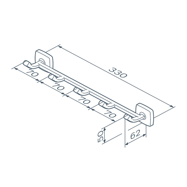 Набор крючков для полотенец AM.PM Gem (A9035922) Набор крючков для полотенец AM.PM Gem (A9035922)