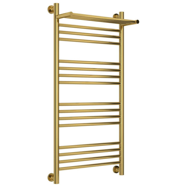 Полотенцесушитель водяной Сунержа Богема с полкой+ 1000х500 золотой (03-0223-1050) Полотенцесушитель водяной Сунержа Богема с полкой+ 1000х500 золотой (03-0223-1050)