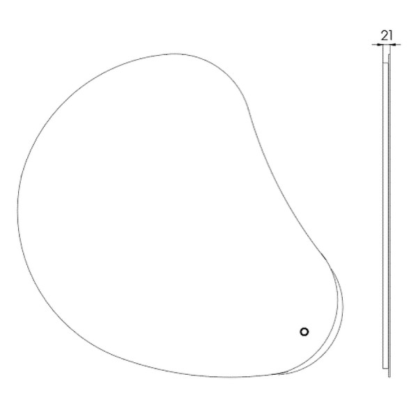 Зеркало Aquaton Венто (1A260902VO010)