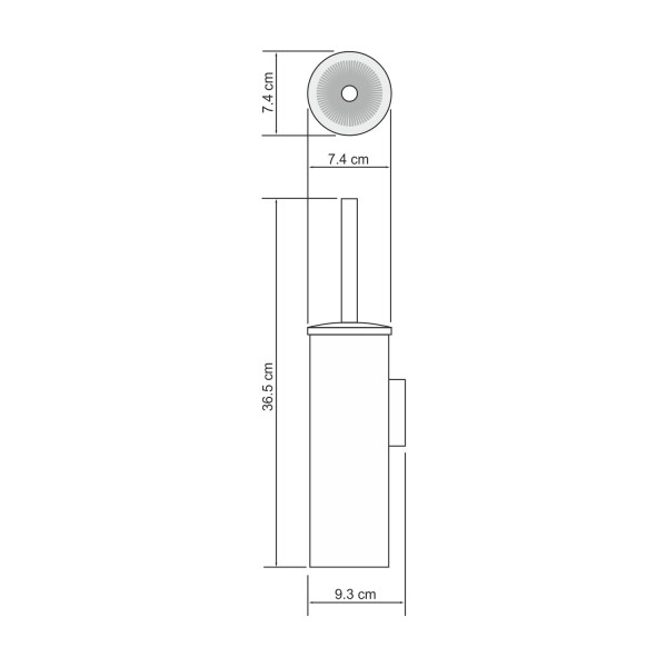 Ёршик WasserKRAFT золото глянцевое (K-1087PG)