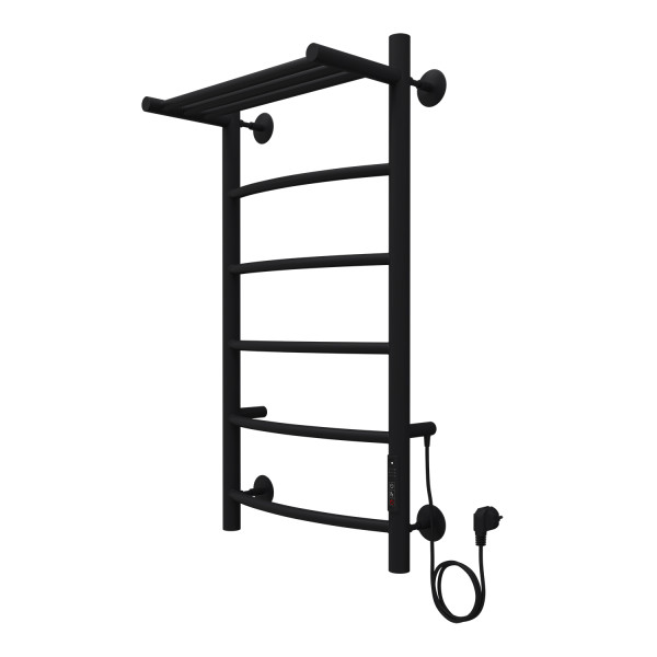 Полотенцесушитель электрический Azario Verona 400x800 черный Полотенцесушитель электрический Azario Verona 400x800 черный