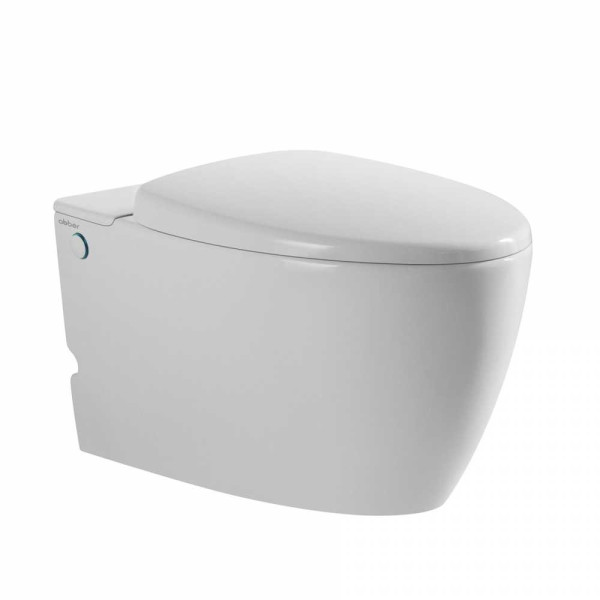 Унитаз подвесной Abber Bequem с импульсным смывом, белый (AC1107P) Унитаз подвесной Abber Bequem с импульсным смывом, белый (AC1107P)