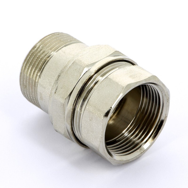 Сгон прямой 1 1/4" ВН с прокладкой O-RING Uni-Fitt IT (никель) 650N5000