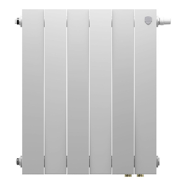 Радиатор биметаллический Royal Thermo PianoForte 500 Белый VR80 (6 секций) (RTPWVR803050006)
