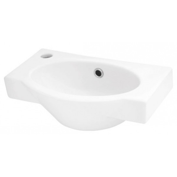 Раковина подвесная Santek Форум-45 280х455х170 L (1WH110542) Раковина подвесная Santek Форум-45 280х455х170 L (1WH110542)