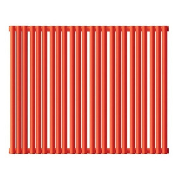 Радиатор стальной Empatiko боковое подключение, рябиновый красный (Takt S2-952-500 Scarlet Red)