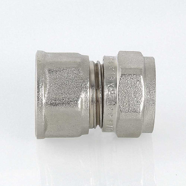 Соединение прямое 20*1/2"В Valtec (обжим) (VTm.302.N.002004)