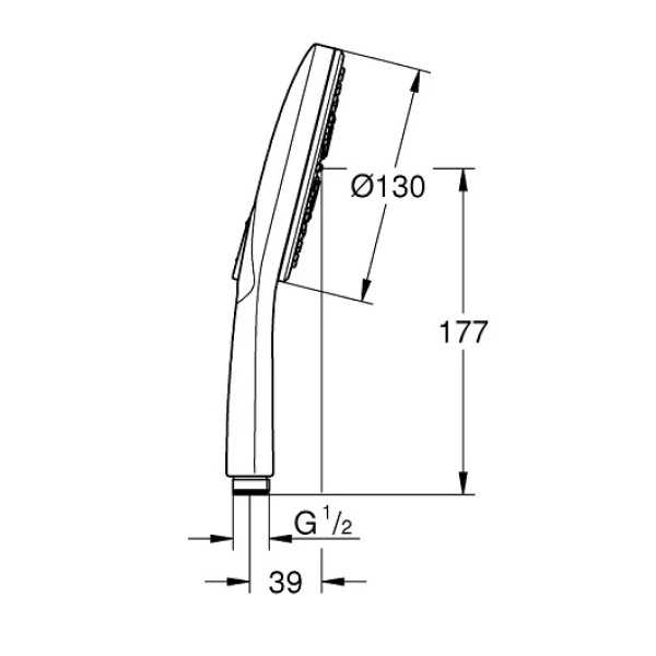 Душевая лейка Grohe Rainshower (хром)