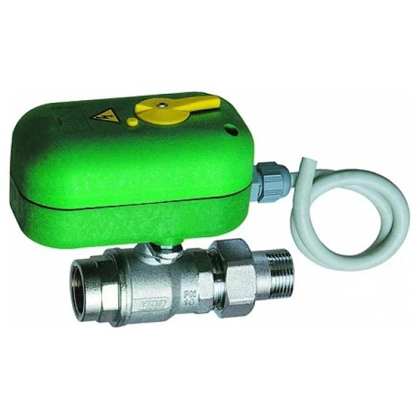 Кран 1/2" НВ шаровый 2-х ходовой Far с сервоприводом 220 В и ручной деблокировкой (40 секунд) (FA 300517 1240)