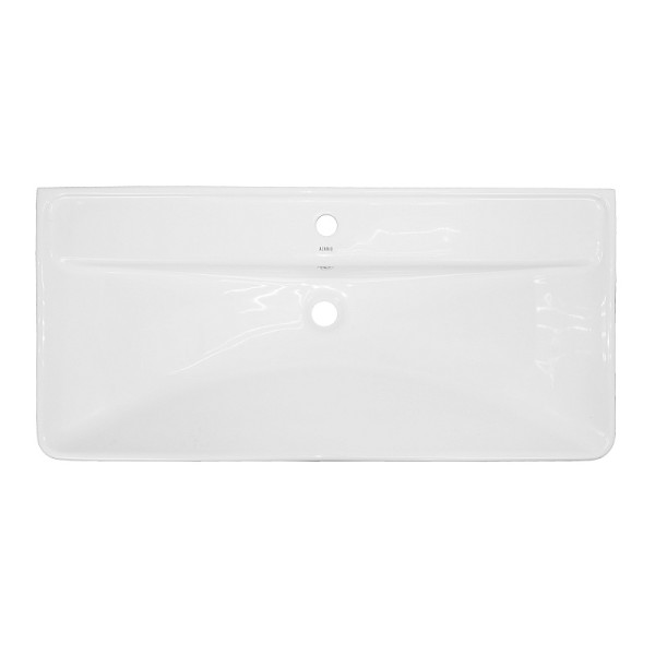 Тумба подвесная Azario с раковиной Ника 100 с раковиной Monte 100 (CS00089923)