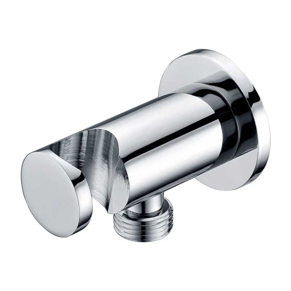 Шланговое подсоединение Aquatek хром (AQ2455CR)