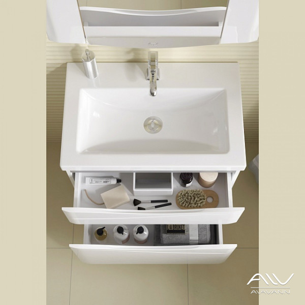 Тумба напольная Alavann Silvia 70 (белая)