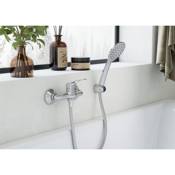 Смеситель для душа Santek Баус с душевым комплектом хром (WH5A20010C001)