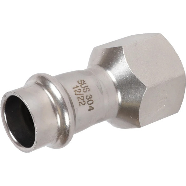 Переход 15х1/2"В Rommer из нержавеющей стали (пресс) (RSS-0022-001512) Переход 15х1/2"В Rommer из нержавеющей стали (пресс) (RSS-0022-001512)