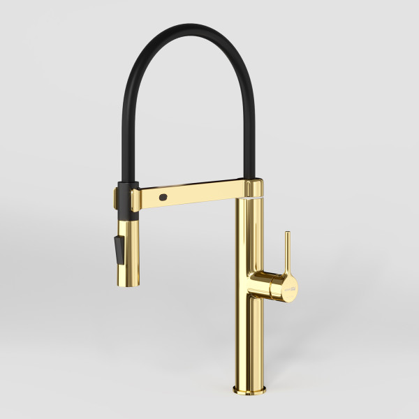 Смеситель для кухни WasserKRAFT с гибким изливом золотой (A8877) Смеситель для кухни WasserKRAFT с гибким изливом золотой (A8877)