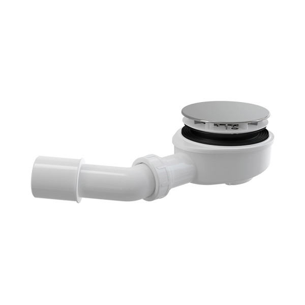 Сниженный сифон для душевого поддона Alcaplast хром (A491CR)