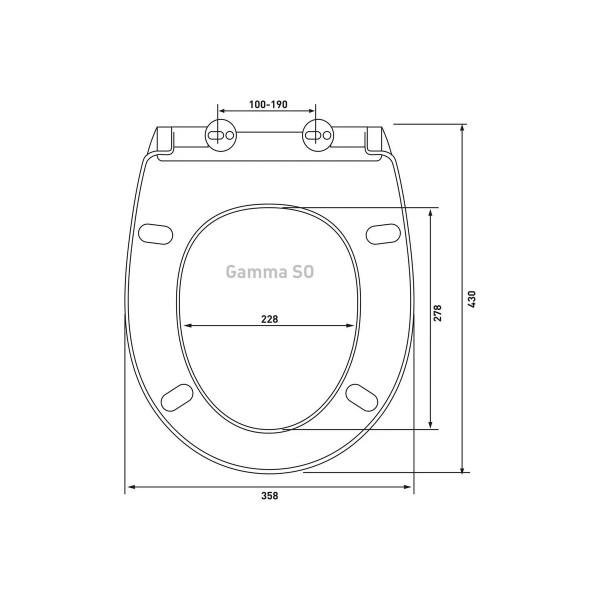 Сиденье Berges Gamma so (019103)