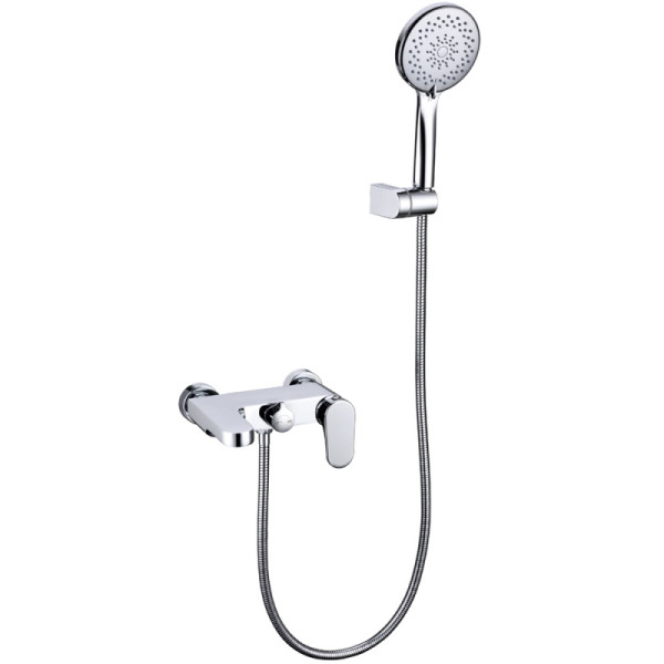 Смеситель для ванны и душа Boheme Spectre с душевым гарнитуром хром (453-CR)