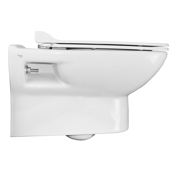 Инсталляция для подвесного унитаза Oli 80 ECO с сиденьем микролифт, с клавишей River Della хром глянцевый (310200100024+310200700005(310200700038))