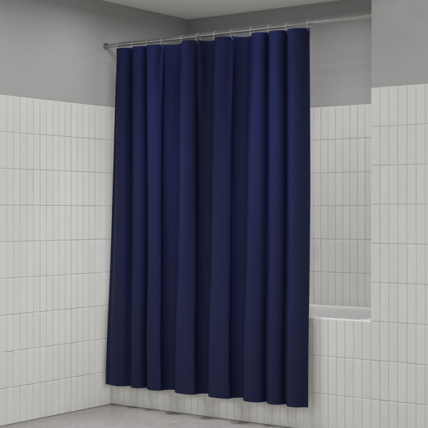 Шторка для ванн текстильная Iddis Promo 180x200 темно-синяя (P05PE18i11)
