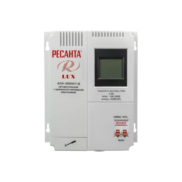 Стабилизатор напряжения Ресанта LUX АСН-3000Н/1-Ц (63/6/21)