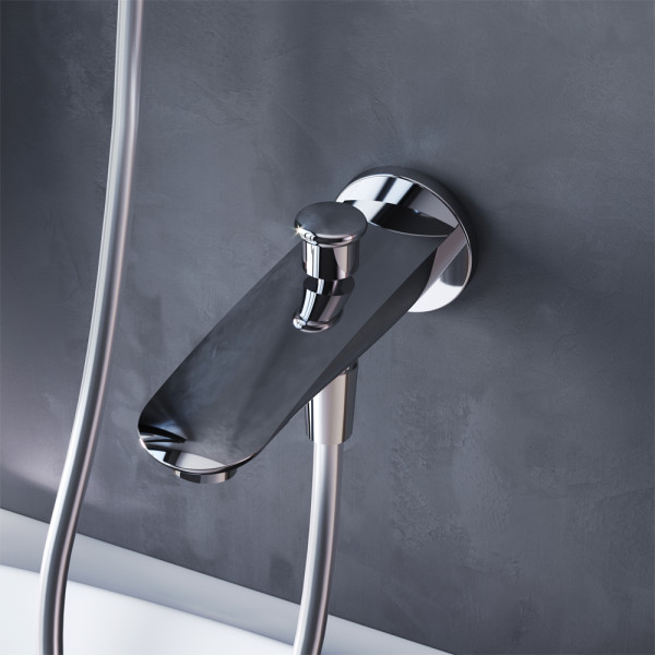 Излив на ванну AM.PM Like 175 мм с переключателем на душ, хром (F8070100)